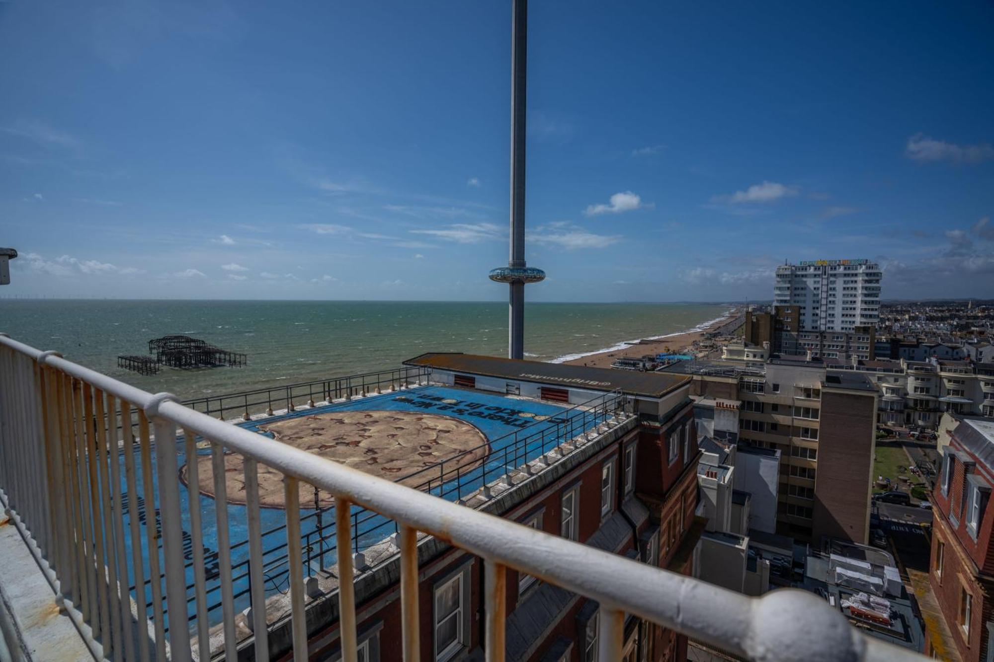 On The Beach Penthouse With Sea View - 3 Bedrooms - Roof Balcony - Spa, Sauna, Gym And Pool - Sleeps 6 Hove Exteriér fotografie